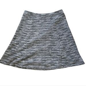 Talbots Knit Tweed A-Line Skirt Women 14